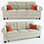 Contemporary Jazz Sofa 3D model small image 1