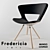 Fredericia Mundo Lounge Chair: Sleek & Stylish 3D model small image 1