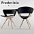 Fredericia Mundo Lounge Chair: Sleek & Stylish 3D model small image 2