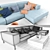Luxe Lounge Sofa Set 3D model small image 3