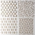 Elegant Grille Panel Set 3D model small image 1