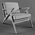 SOTO Cozy Lounge Chair 3D model small image 3