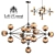 Modo Chandelier: Modern Industrial Style 3D model small image 1