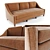 Handcrafted Sofa "Berzrukof" Studio 3D model small image 1