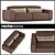 Title: Luxurious DUPLEX Sofa by Roche Bobois 3D model small image 1