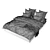 Polygons 400K Bed: W1725:L2200:H40 3D model small image 2