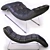 Samarium Chaise Sofa: Modern Elegance for Your Space 3D model small image 2