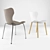 Papilio Shell Chair: Elegant Comfort by B&B Italia 3D model small image 1