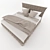 Barcelona Bed: Elegant and Spacious 3D model small image 1