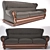 Elegant Classic Sofa 3D model small image 1