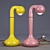 Elegant Entler Ceramic Table Lamps 3D model small image 3