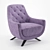 Lazar Baci Accent Chair - Elegant and Comfortable 3D model small image 1