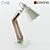 Rustic Industrial Handcrafted Table Lamp 3D model small image 1