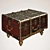 Vintage Treasure Chest 3D model small image 1