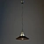 Latura Black Bronze Pendant 3D model small image 2