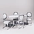 Title: Classic Table and Chair Set 3D model small image 3