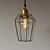 Elegant Metal Hanging Light (676_model) 3D model small image 1