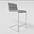 Elegant Oviedo Barstool: Restoration Hardware 3D model small image 3