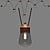 Elegant ILFANALE DROP Pendant 3D model small image 1