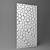 Sleek Acrylic Wall Divider 3D model small image 1