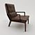 Luxury Comfort WK Armchair 3D model small image 1