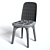 Stylish Utility Highback Chair 3D model small image 3