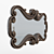 Elegant Carved Mirror 3D model small image 2