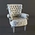 Elegant Regina Chair by GIUSTI PORTOS 3D model small image 2