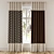 Sleek Home Curtain 3D model small image 2