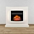 Stylish Fireplace Set - Complete Your Home's Style 3D model small image 1