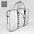 Luxurious Leather Boss Bag 3D model small image 3