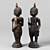 African Art Sculpture: Exquisite Interior Décor 3D model small image 1