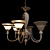 CHIARO Paula Classic Chandelier 3D model small image 2