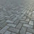Modern Grey and Red Paving Slabs & Curb 3D model small image 2