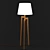 Sleek contemporary floor lamp 3D model small image 1