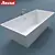 Ravak Freedoom R Acrylic Bath & FM 081.00 Mixer 3D model small image 1