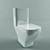 ROCA GAP Toilet 3D model small image 1