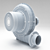 Industrial Radial Fan: Medium Pressure 3D model small image 2