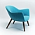 Poliform Mad Chair - Marcel Wanders 3D model small image 1