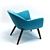 Poliform Mad Chair - Marcel Wanders 3D model small image 2