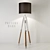 Elegant Tripod Floor Lamp 3D model small image 1