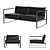 Contemporary Monaco Sofa 3D model small image 1