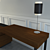 Hotel Desk Set with Lamps 3D model small image 2