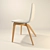 Elegant and Modern Bamby Chair 3D model small image 2
