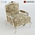 Zanaboni Armchair: Exquisite, Elegant, Luxurious. 3D model small image 1