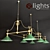 G-Lights 4016/6 Pendant Chandelier 3D model small image 1