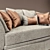 Elegant Comfort Sofa 3D model small image 2
