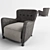 Savona Curations ArmChair: Modern Elegance 3D model small image 1