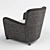 Savona Curations ArmChair: Modern Elegance 3D model small image 2