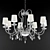 Masiero Classica Emme Pi Light 5100/8 + 2 | Modern Crystal Chandelier 3D model small image 1